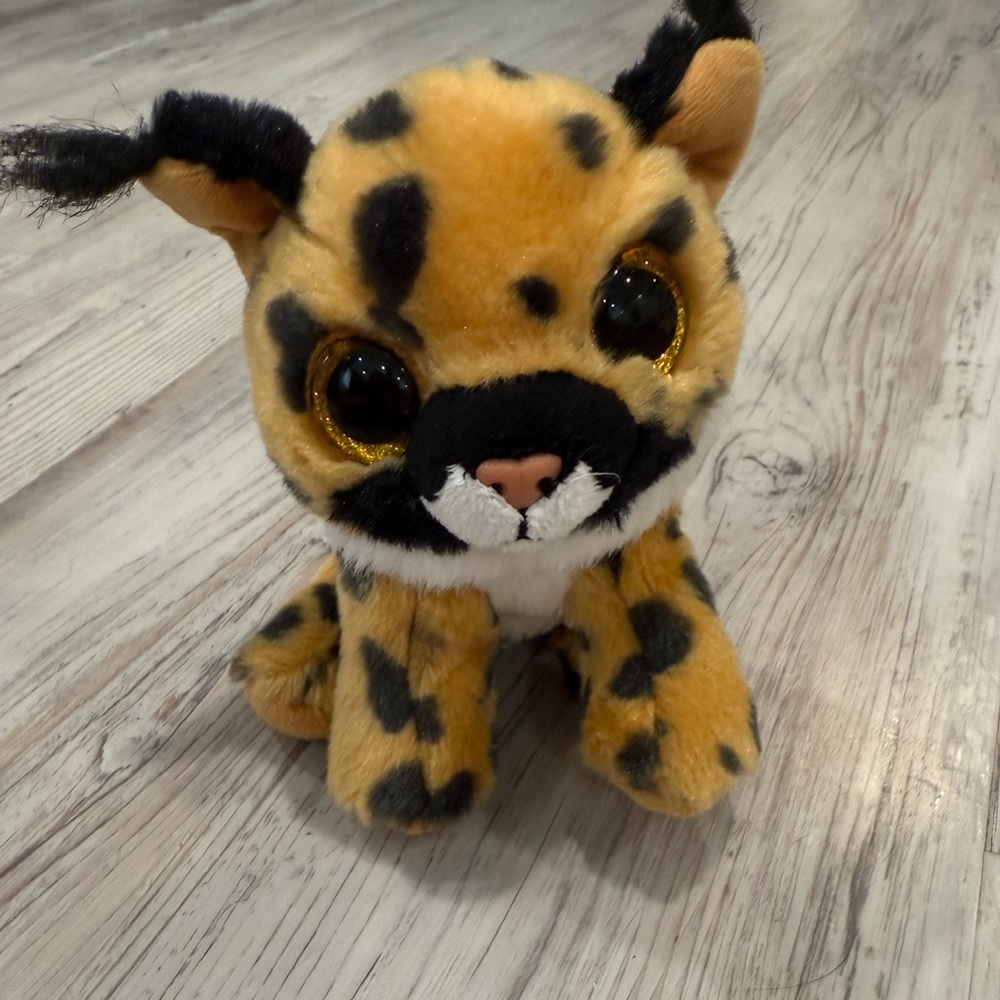 Ty Spotted Leopard Plush Toy - Black and Tan